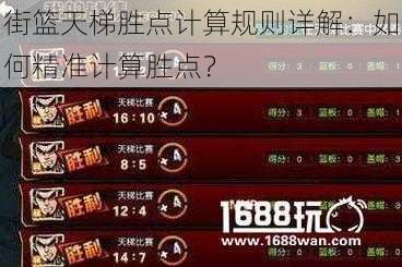 街篮天梯胜点计算规则详解：如何精准计算胜点？